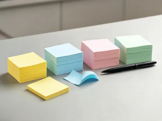 Sticky notes and memo pads